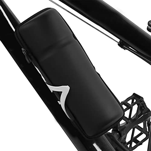 Wakects Bolsa Porta Herramientas y Portabidón de Bicicleta de Nylon Poliéster para Botella o Herramientas - 22,5 x 11 x 8,5 cm Negro