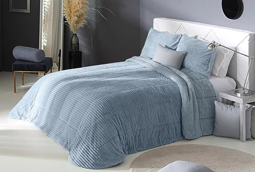 Edredón de Invierno con Sherpa o Borreguito Pradesh del REIG Marti (C.03, Cama 150cm)