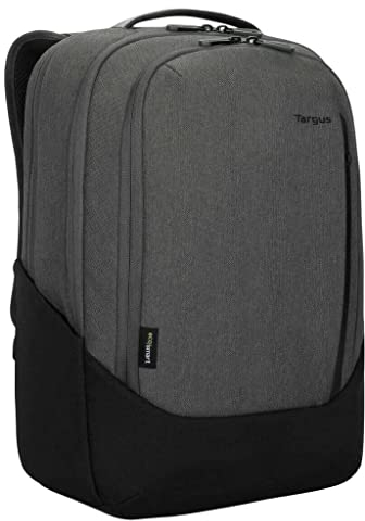 Targus TBB94104GL Cypress 15,6 Hero-Rucksack mit EcoSmart® - Grau Ergonomische Strukturiertes Design