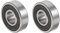 QUARKZMAN 10x26x8mm Cuscinetti a Sfere a Gola Profonda 6000-2RS, 2pz Sfere Cuscinetti Acciaio Carbonio per Macchine e Utensili [Doppio Sigillato]