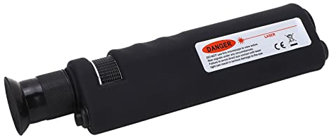 SEAFRONT 400-fache Vergrößerung 1,25 2,5 Mm Adapter-Schnittstelle Handheld-Glasfasermikroskop Inspektionswerkzeug für Glasfasermikroskope für Bediener Ingenieure