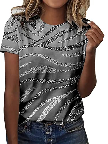 Damen Sommer Oberteile Kurzarm Tshirt,Chiffon Bluse Damen,Damen Oversize Hemd,T Shirt Rückenprint,Grüne Blusen Damen,Longbluse Damen Schwarz,T Shirt Classic,Jeansbluse