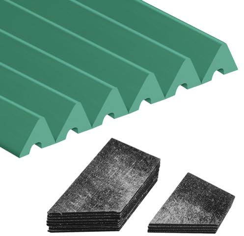 Scott Edward Billard K66 Gummipuffer für Billardtisch-Schienen (6er-Set) Stoßstangen, Ersatz-Stoßstangen, Zubehör, 2,2 m und Billardtischkissen, Verkleidungen, Set mit 12–3 mm