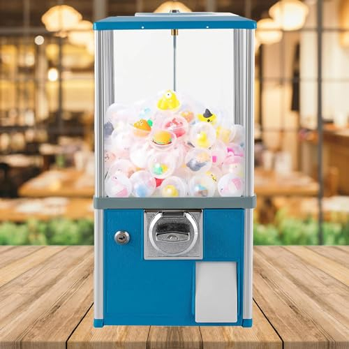 Commercial Candy Gumball Machine, Capsules Vending Machine - Automatic Dispenser for Retail & Game Stores - Round Capsules Bouncy Ball Dispenser, 4.5-5.5cm