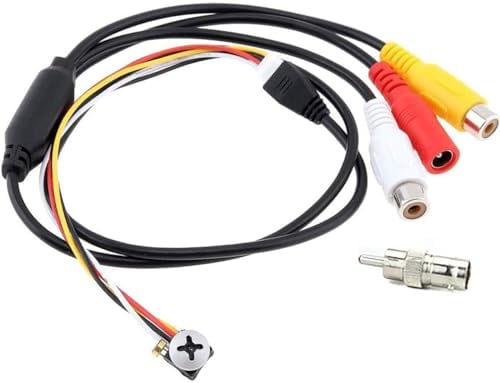 CCTV Micro cámara HD 1000TVL 3.6mm 90degree pequeña cámara portátil con cable mini cámara de vigilancia pequeña 12x12mm