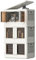 FLEXISPOT 32L*3 Storage Boxes with Lids, Foldable Plastic Containers, Space-Saving Organiser Boxes, Collapsible Laundry Baskets, Compact Stacking Crates for Home Storage, Milk