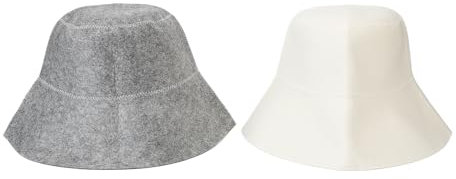 Lot de 2 bonnets de sauna en feutre - Pour homme et femme - Absorbant - Accessoire de sauna