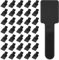 URAQT 36 Pcs Hook and Loop Cable Ties, Self-Adhesive, Strong Sticky Adhesive for Fabric, Wiring, Car, Home, Office Use 3cm x 9cm