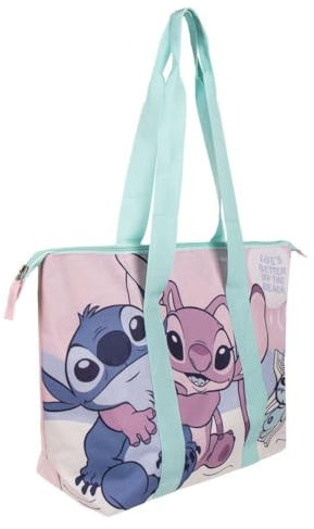 Bolsa de Playa Stitch Azul 47 x 33 x 15 cm - Marca: Stitch - EAN: 8445484470109