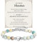 JEWTOP Mama Geschenk von Tochter Sohn, Armband Geschenke für Mutter, Mutter Tochter Armband Geschenk für Frauen zum Geburtstag Weihnachten Muttertag (Amazonite)