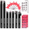 Lathe Turning Tool Set, 10mm Shank Metal Lathe Cutting Tools 7-Piece for Grooving, Threading, and Semi-Finishing - Includes 2 Box Carbide Inserts (10mm)