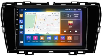 9 Pollice Touchscreen Android 13 Car Radio per SsangYong Tivolan Tivoli 2019-2021 Lettore multimediale con GPS Bluetooth FM Radio USB Comandi al Volante Telecamera Posteriore(C5 8+256G)