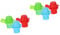 IMIKEYA 2sets 3pcs Silicone Bottle Caps Leak Spouts for Comfortable and Safe Water Adapters Bright Colors 3pcs*2