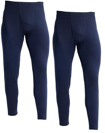 LNFINTDO 2er Pack Herren Thermo Unterhose Lang Funktionsunterwäsche Winter | Skiunterwäsche,Warme Unterwäsche Männer,Atmungsaktiver Stoff,Elastische Passform,Für Ski & Wintersport