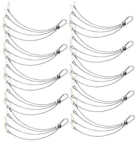 ifundom 10pcs Plant Lamp Hanging Rope Wire Rope Hanging Kit for Led Grow Light Thick Long