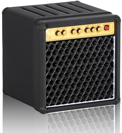 Guitar Picks Holder Box,plektrum halter gitarre,Amp Speaker Pick Holder,gitarren zubehör set,praktische aufbewahrung,Geschenk für Gitarristen,für Gitarre, Bass, Ukulele Spieler