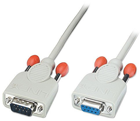 LINDY 31522 RS232 Verlängerungskabel 9 pol. Sub-D Stecker an 9 pol. Sub-D Kupplung, 1:1, 10m