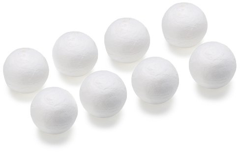 Gütermann / KnorrPrandell 2660407 - Wattekugeln weiß 40mm, 8 Stück/Beutel