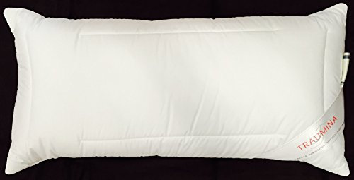 Traumina Swing Extra Light Luxus Faser Vliesfüllung Kissen für Allergiker geeignet (40x80 cm)