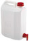 Mobil Plastic LT10 Tanica con Rubinetto, Neutro