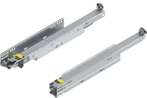 Blum Movento Tip On Blum Vollauszug 450 NL, Schubladenauszug bis 40kg belastbar, Unterbodenführung 760H4500T