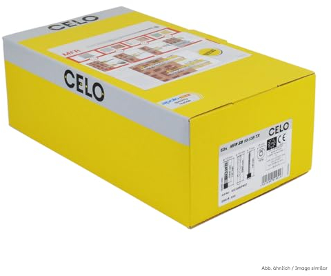 Celo Rahmendübel 10x80 MFR - Dübel mit vormontierter Sechskantschraube - für Fassade und Anbauteile aus Holz und Metall, Stahl verzinkt - 50 Stück