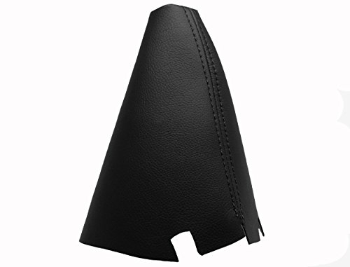 JPstraps - Schaltsack Schaltmanschette Kompatibel für Mazda 3 (2003-2009) 100% Echtes Leder Schwarze Farbe