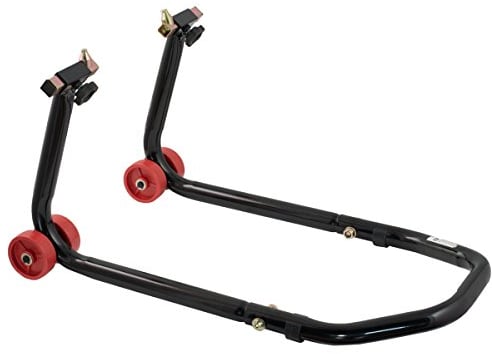 A Pro Front Bike Paddock Stand Wheel Lift Chock Garage Motorcycle Motorbike
