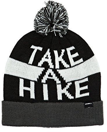 O`Neill Beanie Skimütze Bommelmütze Boys Take a Hike schwarz warm Bund (M)
