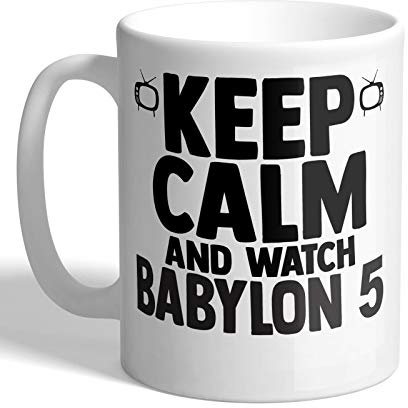 I Love Mugs - Keep Calm and Watch Babylon 5 - Mug, Ceramic, 11fl.oz.