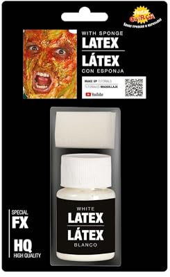 Pot de Latex avec une éponge - Maquillage