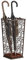 AcronFort U-0 bastón Paraguas Soporte de la Oficina en casa Pasillo de Metal 56 x 25 x 25 cm (Bronze)