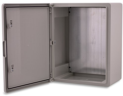BOXEXPERT Boîtier en plastique ABS, IP65, armoire murale, boîtier industriel, boîtier vide, 500x400x240mm, gris, boîtier de la série Fleet