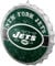 FOCO New York Jets NFL Bottle Cap Wandschild