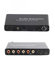 Convertidor de Extractor de Audio HDMI 3D 4K 3D HDMI 5.1 Channel Adaptador para Red/TV HD/DVD para PS3 para Xbox 360 100-240V (Negro)