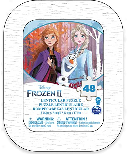 Frozen 2 - Lentikular-Puzzle in Mini-Metallbox