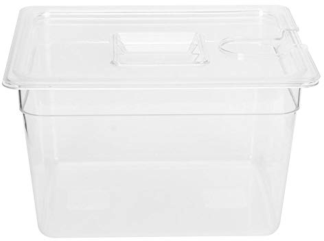 Contenedor Sous Vide - Contenedor abatible plegable Sous Vide de 11L con tapa para circulador de cocina culinaria de precisión Sous Vide