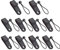 5 / 10Pack - Tarp Clips - Hochleistungs-Tarp Clips mit gebundenem Seil - Sichert Tarps, Zelte, Markisen, Banner oder Abdeckungen - Verriegelungsklemmen-Design für überlegene Haltekraft