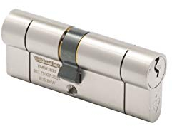 Sterling TS007 BS1 1 Star Police Approved Secured by Design Euro-Türzylinder, satiniertes Nickel, 35 mm x 55 mm (90 mm insgesamt)