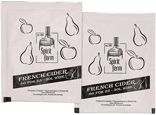 2x Apfelweinhefe Spiritferm Cider Weinhefe französisch