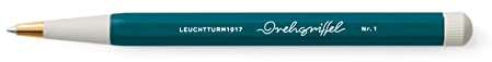 LEUCHTTURM1917 365596 Drehgriffel Nr. 1, Pacific Green - Gelstift mit schwarzer Tinte