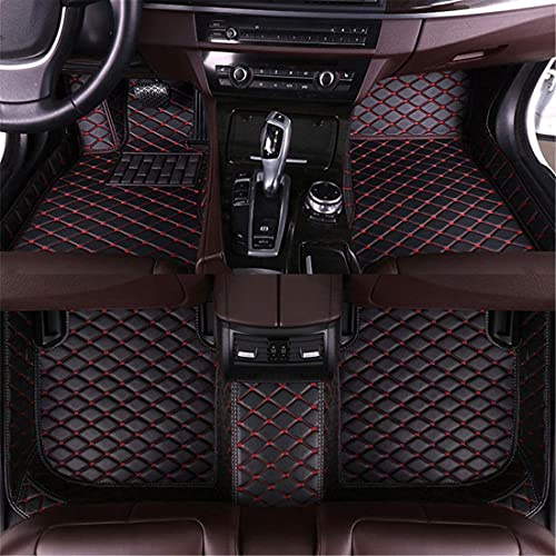 MMDP-YLL Fussmatten Auto FußMatten FüR Nissan Qashqai J10 J11 2006-2014 2015 2016 2017 2018, Allwetter Leder Fussmatten Wasserdicht Anti-Rutsch Matten