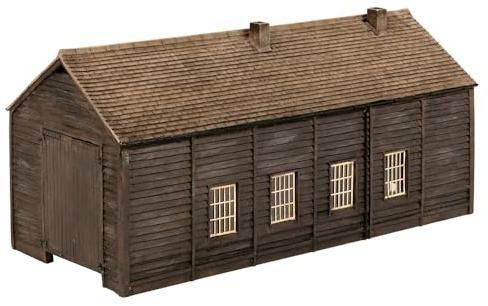 Bachmann 44-096 Scenecraft Single Road Engine Shed (Pre-Built)