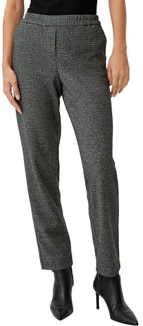 Comma Hose mit Pepita-Muster