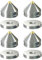 Tenlysound HiFi Lautsprecher Isolation Ständer Füße Pad Matten Audiophile Lautsprecher Spikes Aluminium Stoßdämpfer Vibrationsdämpfer Resonanz Reducer für Subwoofer CD DVD Player Verstärker Recorder