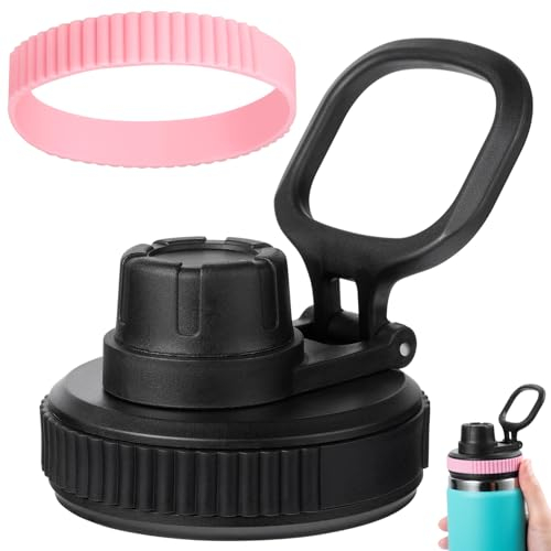 Hydro Flask Deckel mit breiter Öffnung, Ersatz-Sportkappe für 40,6 cm, 50,8 cm, 61 ml, 81 ml, 1,2 l, 1,2 l, 1,2 l, 1,2 l, 1,2 l, 1,2 l, 1,2