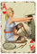 Vintage Poker Ace of Hearts Schild, Poker Pin Up Girl, Metallschild, Spielzimmer, Zuhause, dekorative Schilder, 20,3 x 30,5 cm
