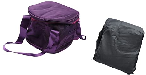 Klangschalen-Tasche, Klangschalen-Tragetasche, Musikschalen-Tasche mit Griff, Taschen, Koffer und Hüllen (14 Zoll reines Lila)