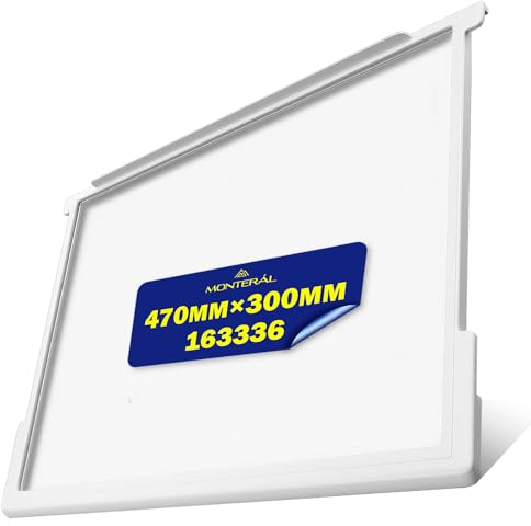 Ripiano in Vetro per Frigorifero 470 mm x 300 mm con Codice Originale 163336 per Gorenje - MONTERAL