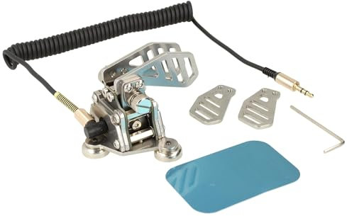 Minadax CW Morse Taste Paddle PRO | Aluminiumlegierung | für Anfänger und Profis | Magnetfüße | für unterwegs oder Station | Morsecode Training | Amateurfunk | Ham Radio